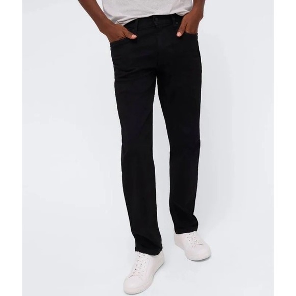 Kenneth Cole Men's Black Stretch Denim Jeans 32x30 Athletic Fit Slim Tapered NEW - Picture 1 of 11